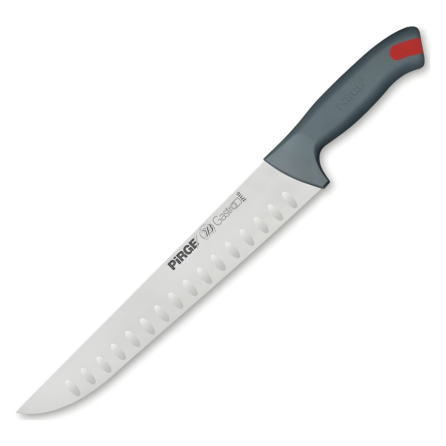 Pirge Gastro 37115 oluklu kasap bıçağı No. 5, 25 cm uzun oluklu paslanmaz ağız