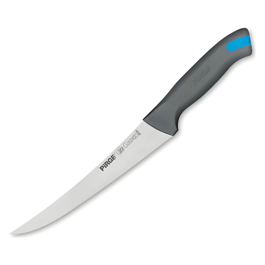 Pirge Gastro 37121 kıvrık yarı esnek 15 cm sıyırma bıçağı, daralan paslanmaz ağız