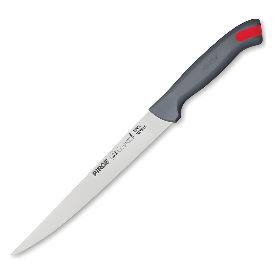 Pirge Gastro 37090 20 cm lakerda bıçağı, ince esnek paslanmaz ağız ve plastik sap