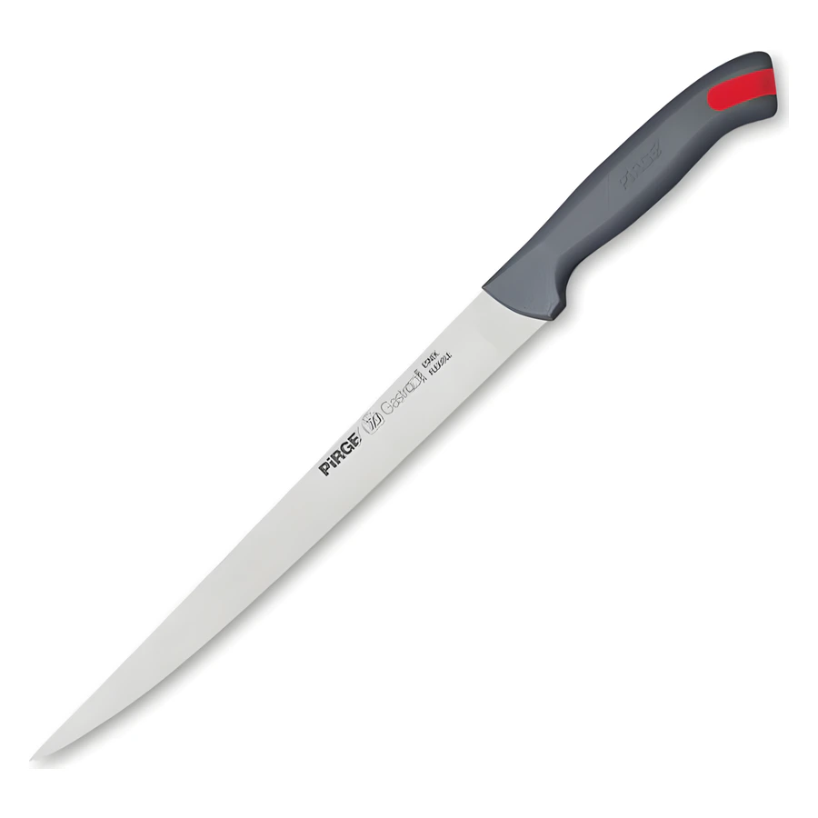Pirge Gastro 37091 25 cm lakerda bıçağı, uzun esnek paslanmaz ağız ve plastik sap