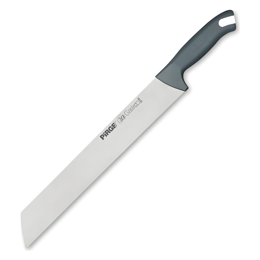 Pirge Gastro 37141 küt uçlu 35 cm şarküteri bıçağı, uzun ve geniş paslanmaz ağız
