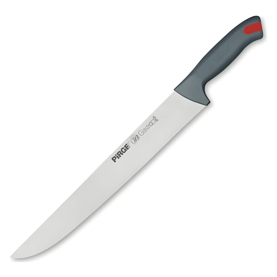Pirge Gastro 37131 sivri uçlu 35 cm şarküteri bıçağı, uzun ve geniş paslanmaz ağız