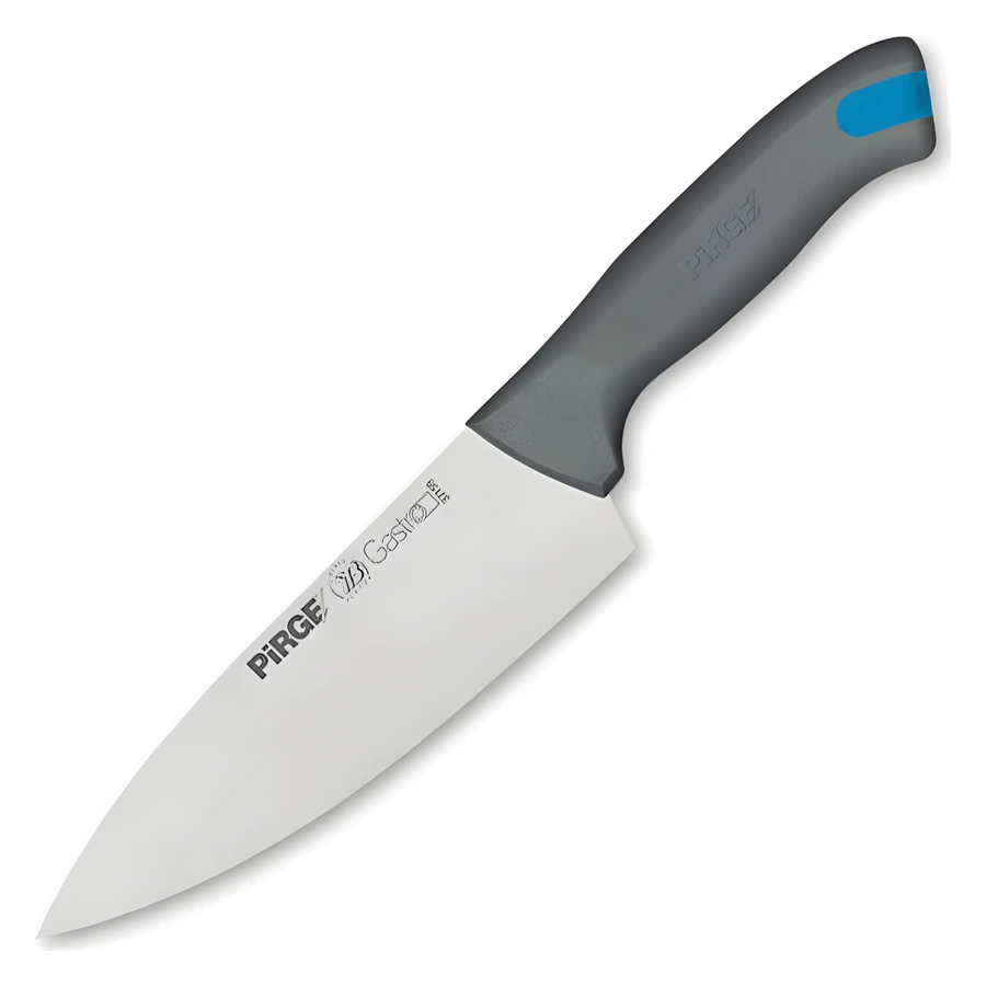 Pirge Gastro 37159 16 cm şef bıçağı, kompakt geniş paslanmaz ağız ve renk kodlu sap