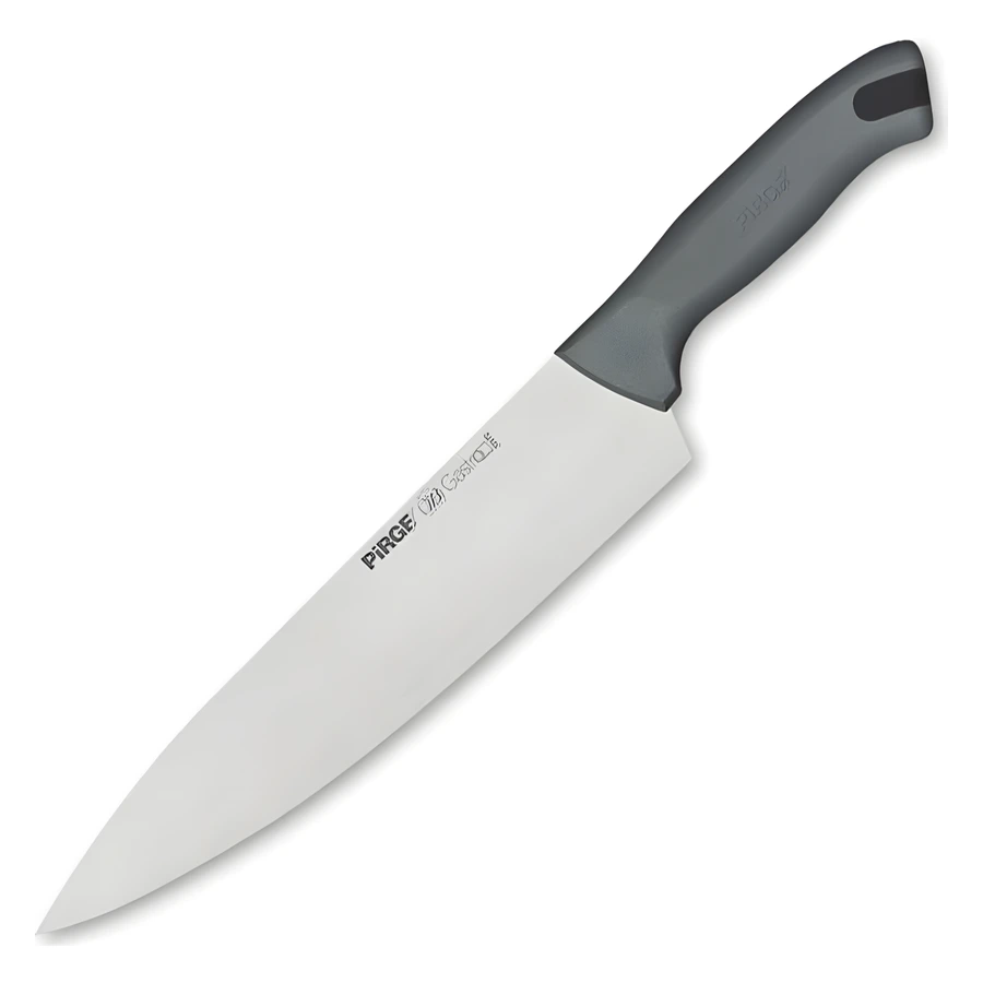Pirge Gastro 37172 25 cm şef bıçağı, uzun ve geniş paslanmaz ağız, hijyenik sap