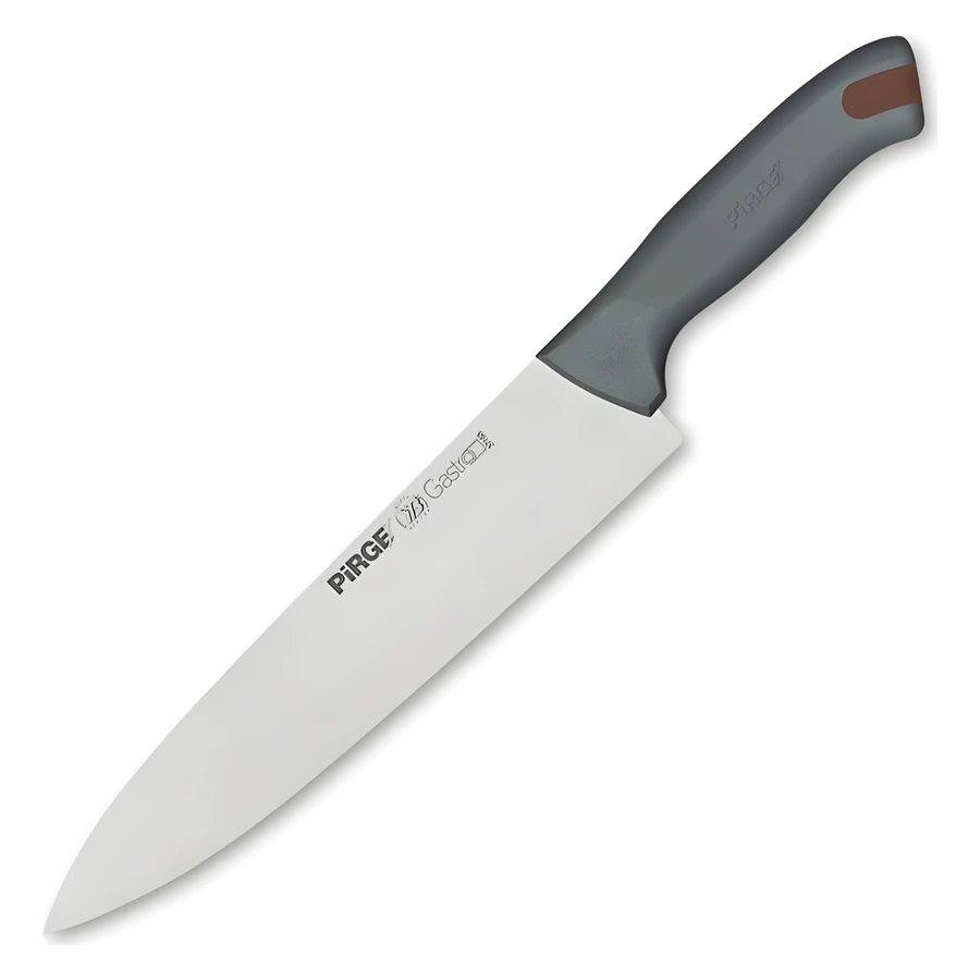 Pirge Gastro 37163 30 cm şef bıçağı, 60 mm geniş paslanmaz ağız ve plastik sap