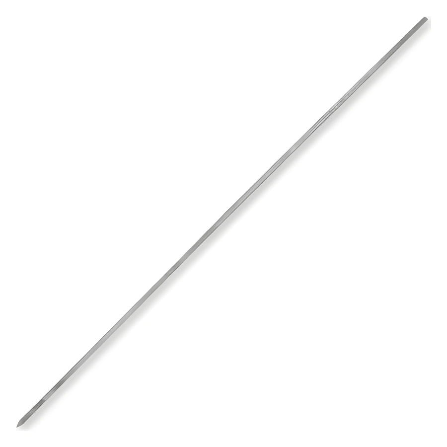 Pirge 81166 paslanmaz kare şiş, 60 cm boy ve 5 mm kalın kare kesit