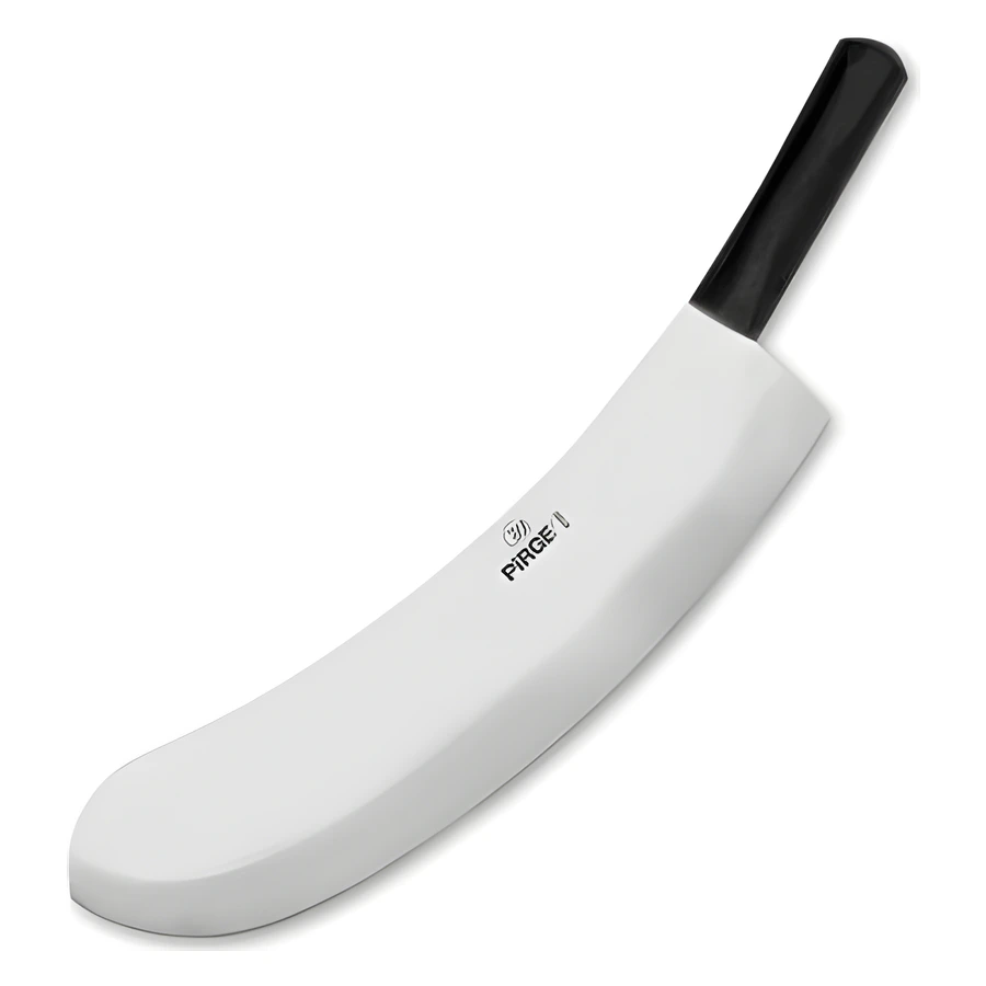 Pirge 61080 paslanmaz 40 cm zırh, geniş kıyma ağzı ve hijyenik PP sap
