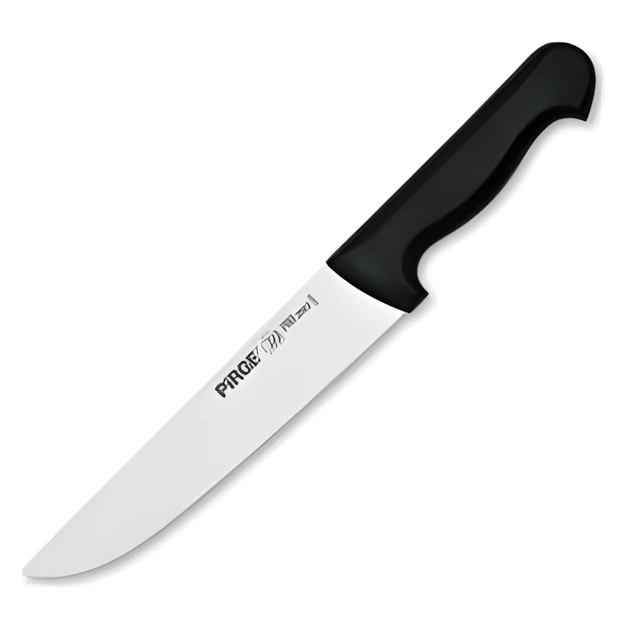 Pirge Pro 2002 kasap bıçağı No.4 21 cm 31044, geniş çelik ağız ve hijyenik plastik sap
