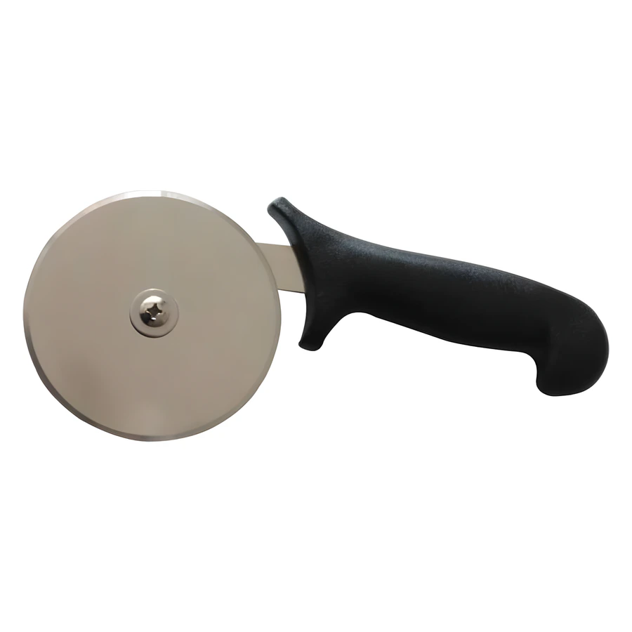 Epinox PİZ-10 paslanmaz çelik pizza kesici, 10 cm kesme alanlı uzun saplı