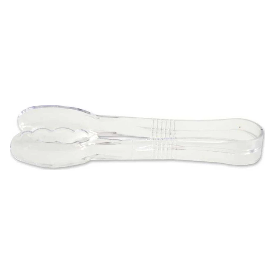 Epinox P-009 şeffaf polikarbon maşa, 15 cm tatlı ve pasta servis maşası
