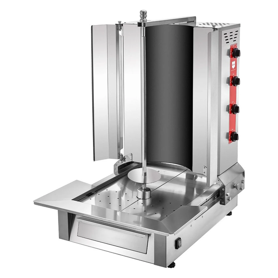 Remta MA05 oval camlı 4 radyanlı alttan motorlu elektrikli döner ocağı, Robax termal cam