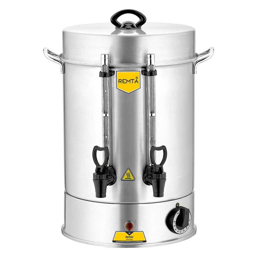Remta R11 60 bardak 7 litre standart çay makinesi, paslanmaz gövde ve seviye göstergesi