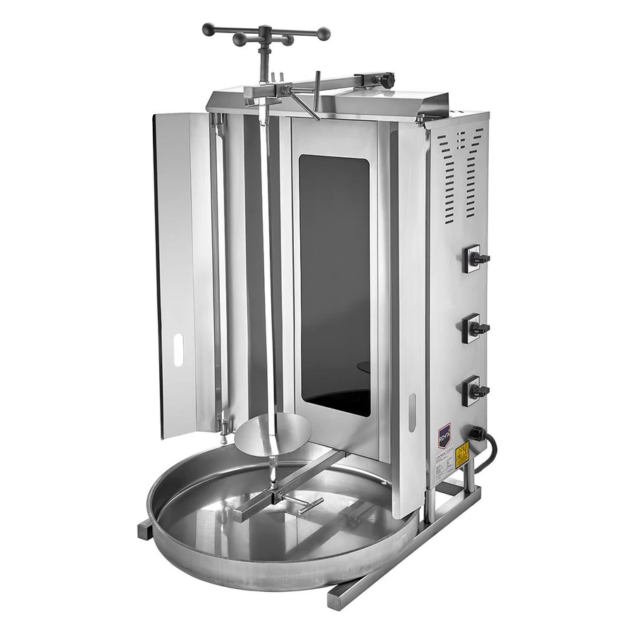 Remta SD12 3 radyanlı motorsuz elektrikli döner ocağı, seramik rezistans ve Robax termal cam