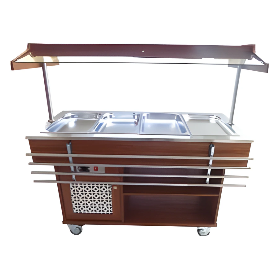 SB01 motor soğutmalı cam öksürük perdeli aydınlatmalı saladbar