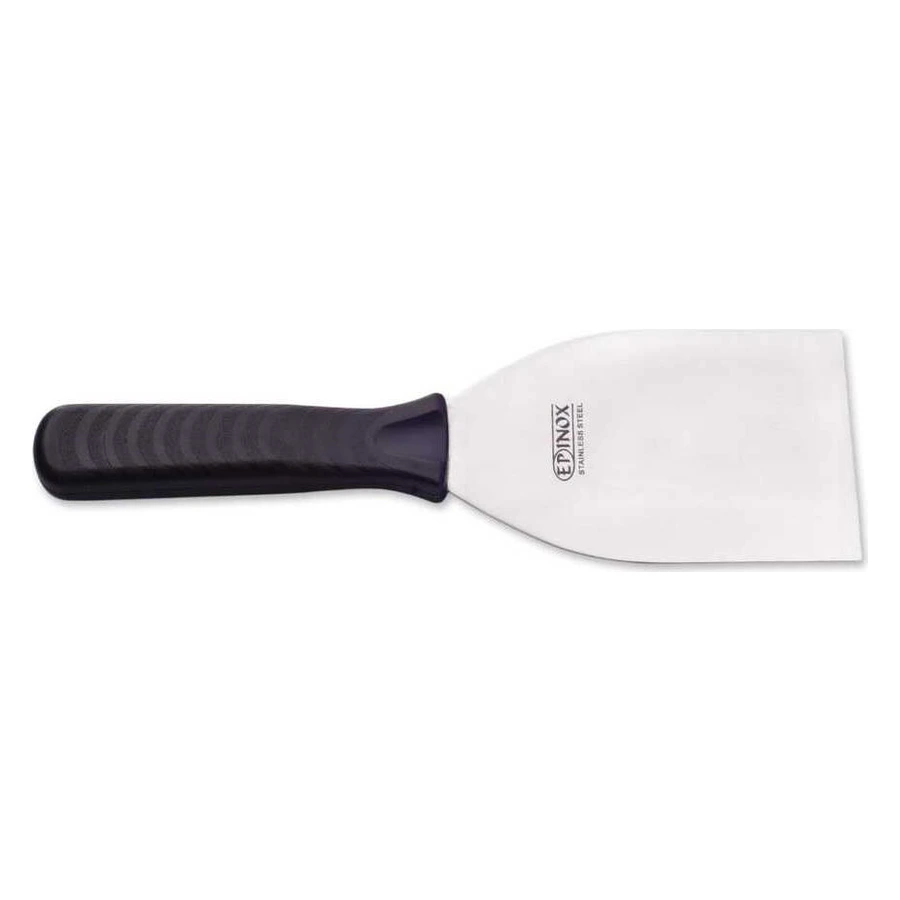 Epinox SP3-07S siyah saplı spatula no 3, 10,5 cm geniş esnek paslanmaz ağız