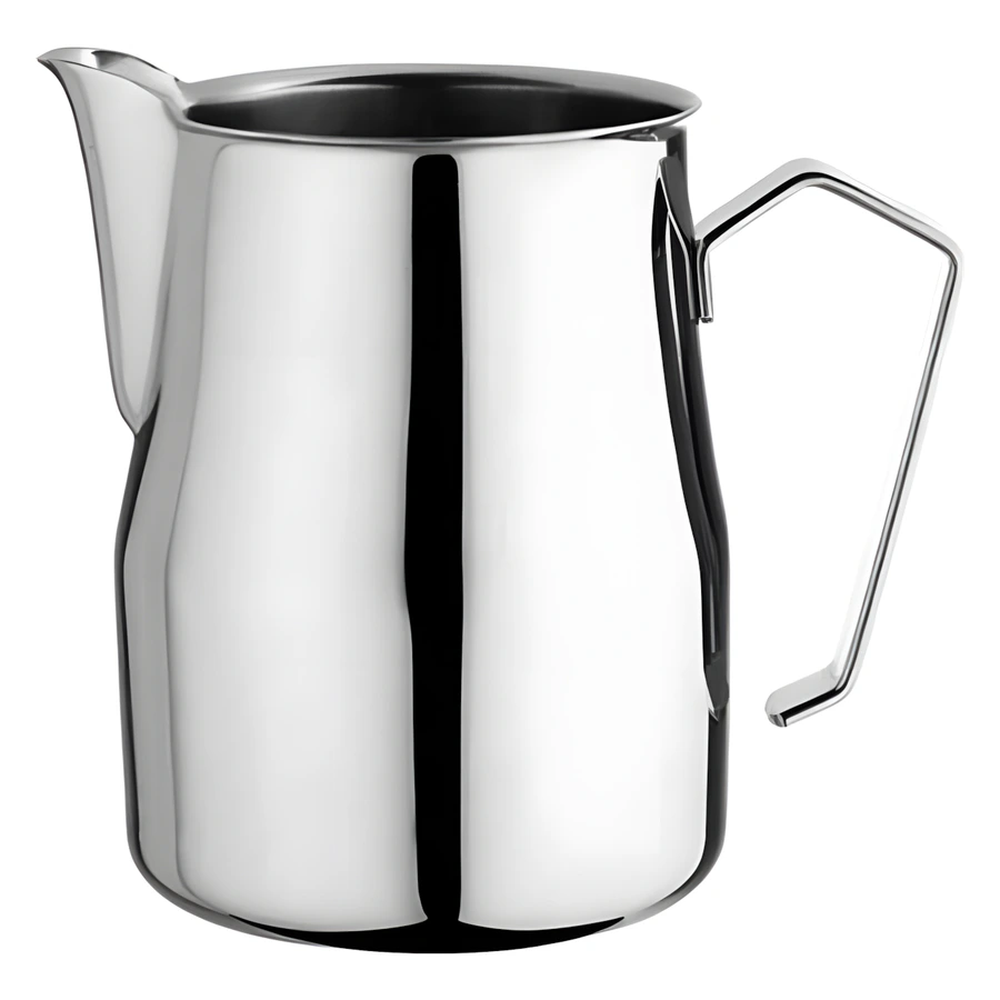 Epinox SPP-7 Prof süt potu 700 ml, iki içecek için sivri burunlu paslanmaz barista potu