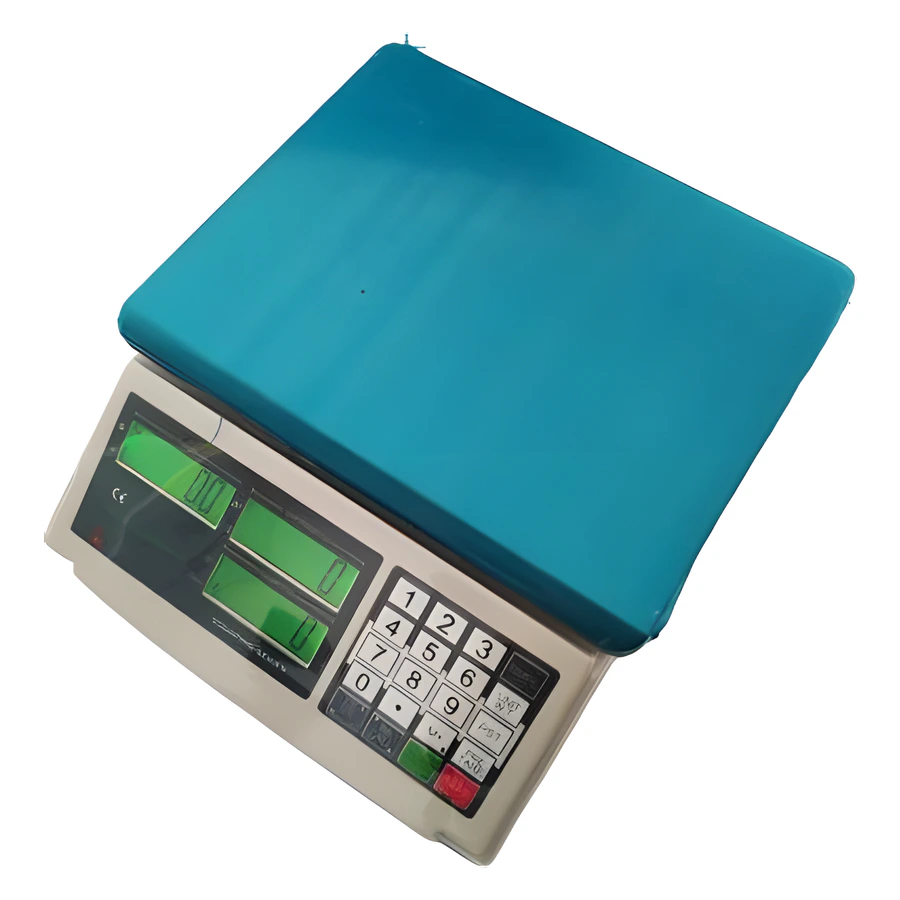 TEM GTC 30 kg şarjlı sayıcı terazi, LCD ekran ve 21x26 cm kefe