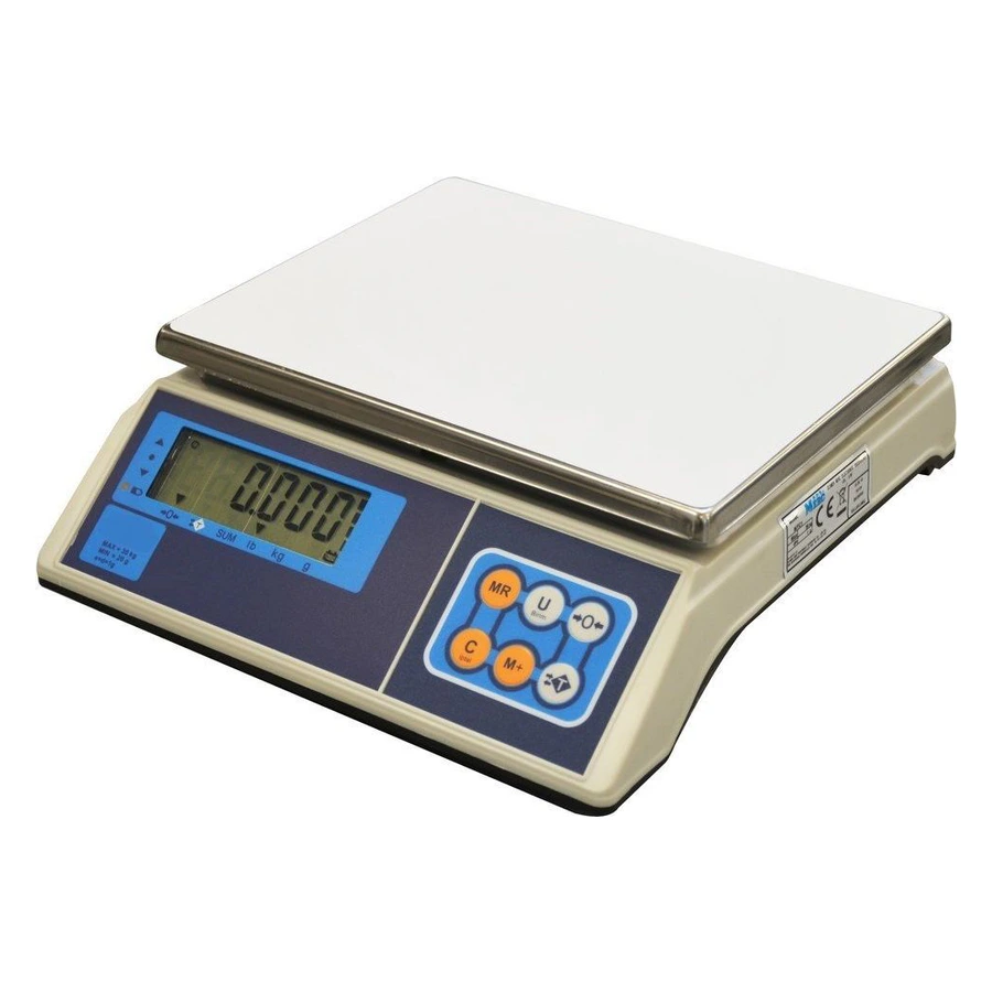 TEM MTC 30 kg elektronik tartım terazisi, 20x25 cm kefeli