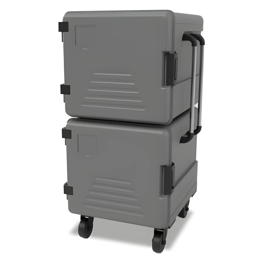 Empero EMP.BOX-800+800 çift gövdeli dikey termobox, 2x180 litre yemek taşıma ünitesi