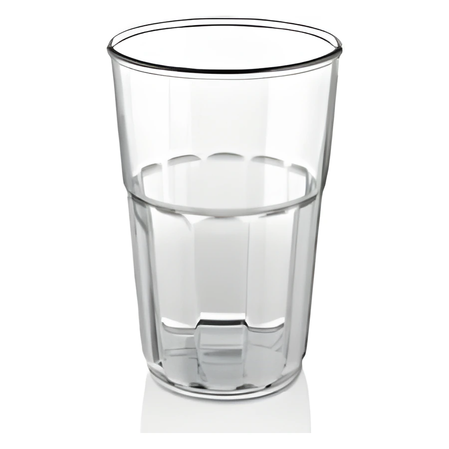 Gastroplast GCTR-03 cam görünümlü şeffaf tritan bardak