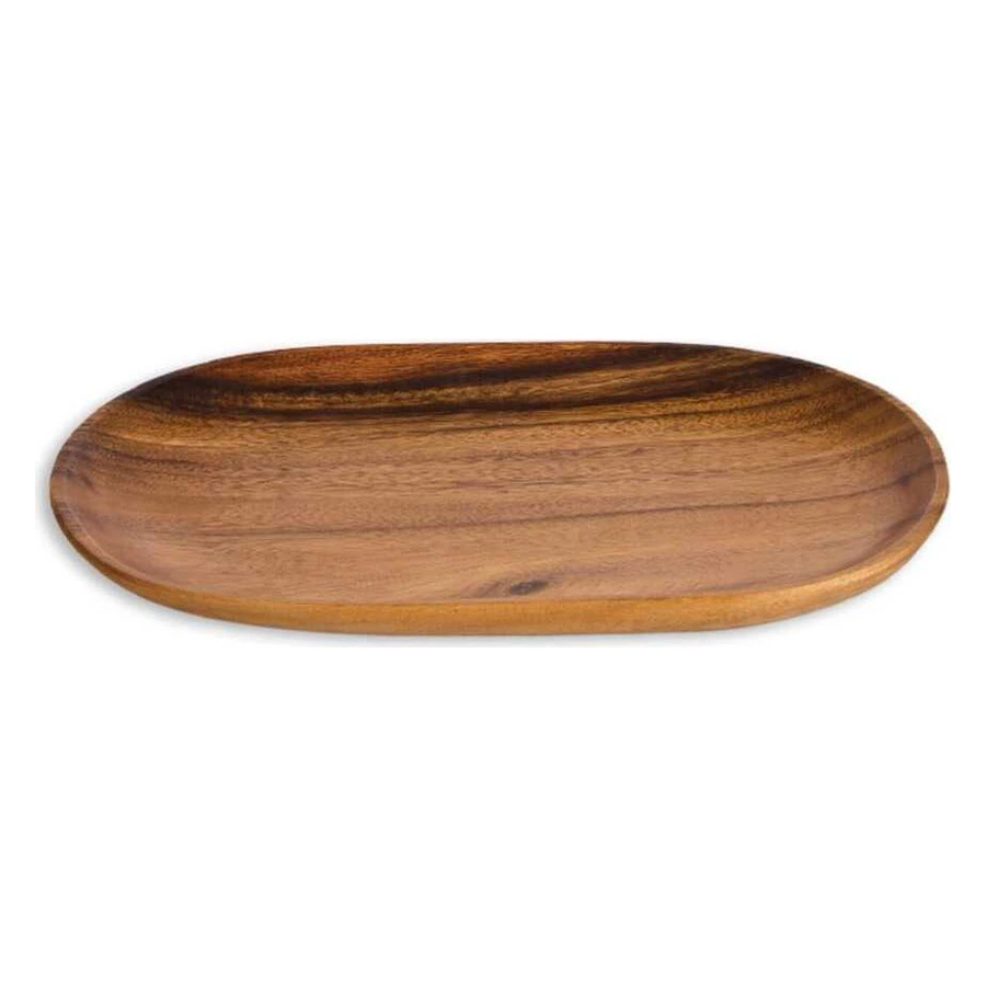 Epinox Tuna PEL-3019 geniş akasya ağacı servis tabağı, 19x30 cm