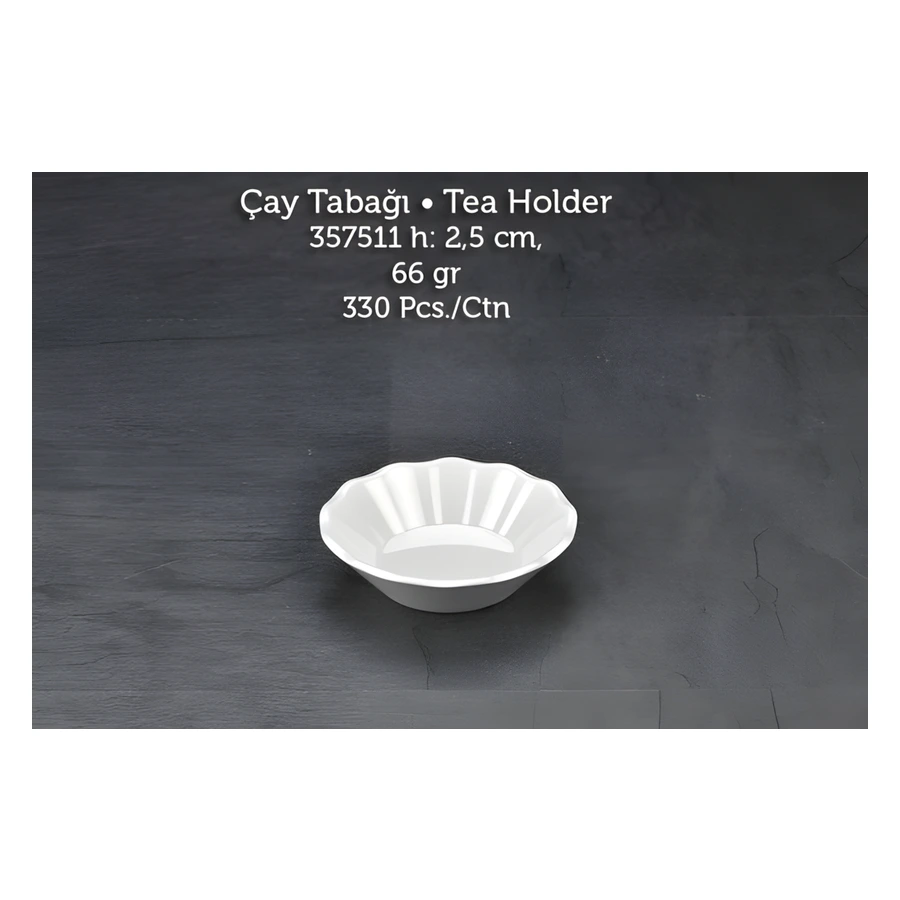 Tuva Therm 357511 melamin çay tabağı