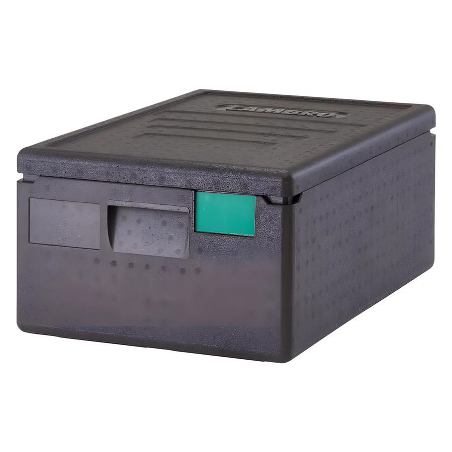 Cambro EPP180 GoBox hafif izolasyonlu yemek taşıyıcı, istiflenebilir renkli kapaklı gövde