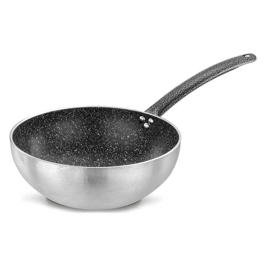 Ulutaş Elit iç granit wok tava, granit kaplı iç yüzey
