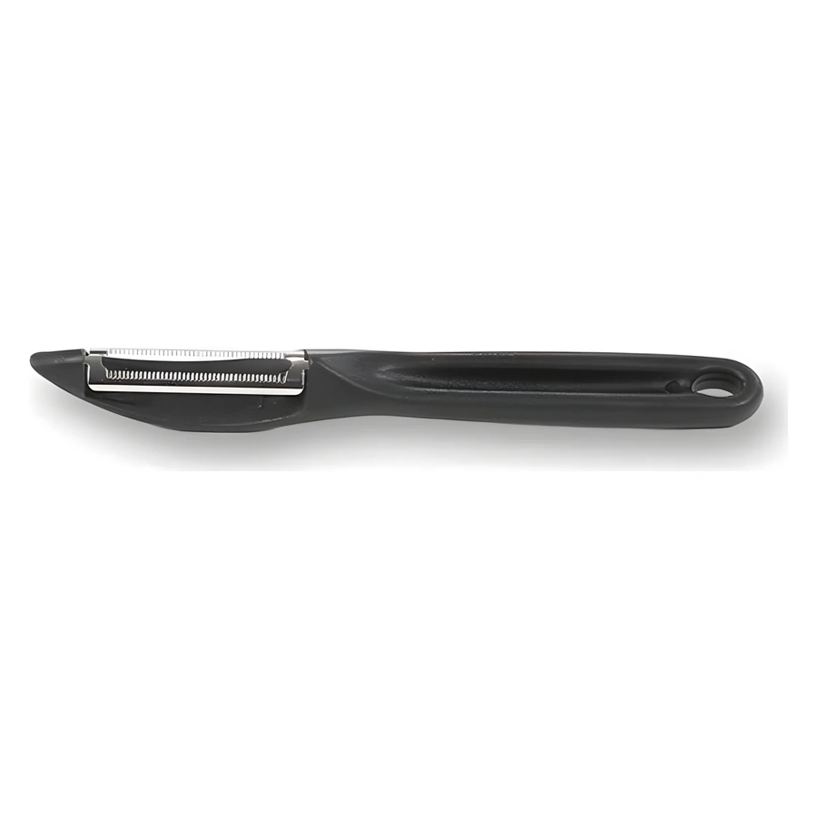 Epinox PYS-17 tırtıklı yan soyacak, 17 cm SS 304 paslanmaz dişli ağızlı sebze soyacağı
