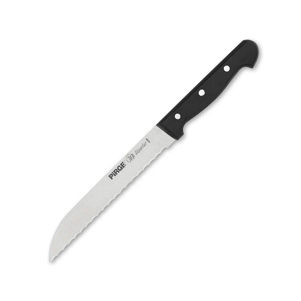 Pirge Superior 35053 bloklu bıçak seti 6'lı, doğal ahşap blokta şef, et ve ekmek bıçakları - Görsel 4