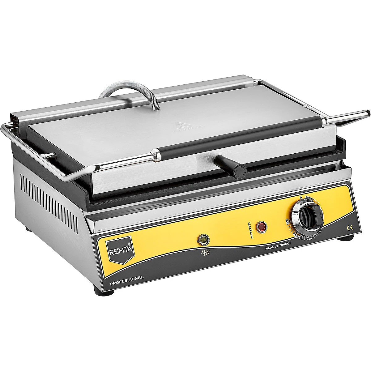 Remta R73 20 dilim elektrikli sanayi tipi tost makinesi, döküm plakalar ve paslanmaz kasa - Görsel 2