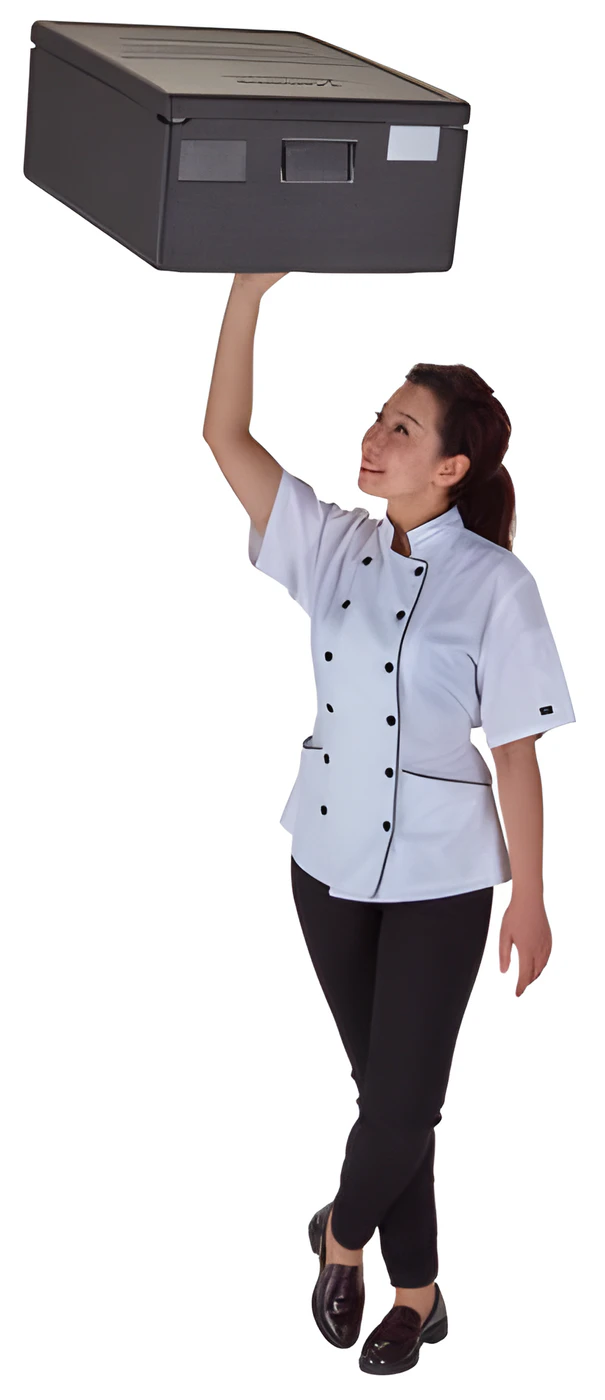 Cambro EPP4060T300 üstten yüklemeli izolasyonlu tepsi taşıyıcı, 40x60 cm fırın tepsisi için - Görsel 4